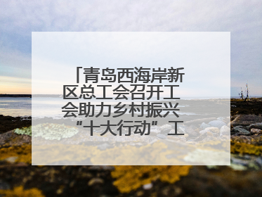 青岛西海岸新区总工会召开工会助力乡村振兴“十大行动”工作推进会议