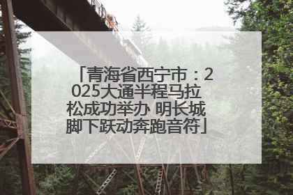 青海省西宁市：2025大通半程马拉松成功举办 明长城脚下跃动奔跑音符