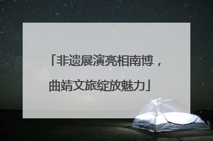 非遗展演亮相南博，曲靖文旅绽放魅力