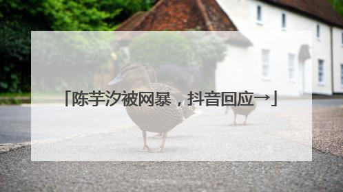 陈芋汐被网暴，抖音回应→