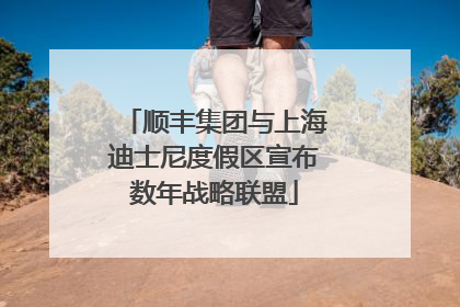 顺丰集团与上海迪士尼度假区宣布数年战略联盟