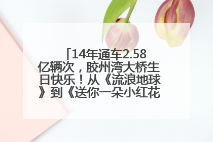 14年通车2.58亿辆次，胶州湾大桥生日快乐！从《流浪地球》到《送你一朵小红花》，爆款标配