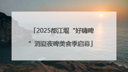 2025都江堰“好嗨啤”消夏夜啤美食季启幕